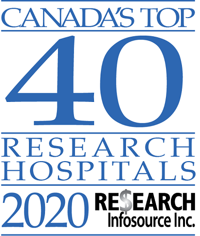 Canada's Top 40 Research Hospital's logo